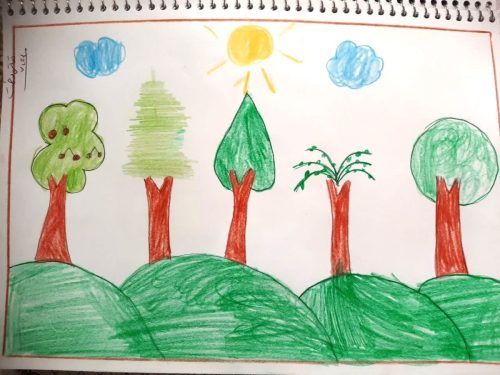 آموزش-کشیدن-درخت-مرغ-با-دست-پایه-اول1